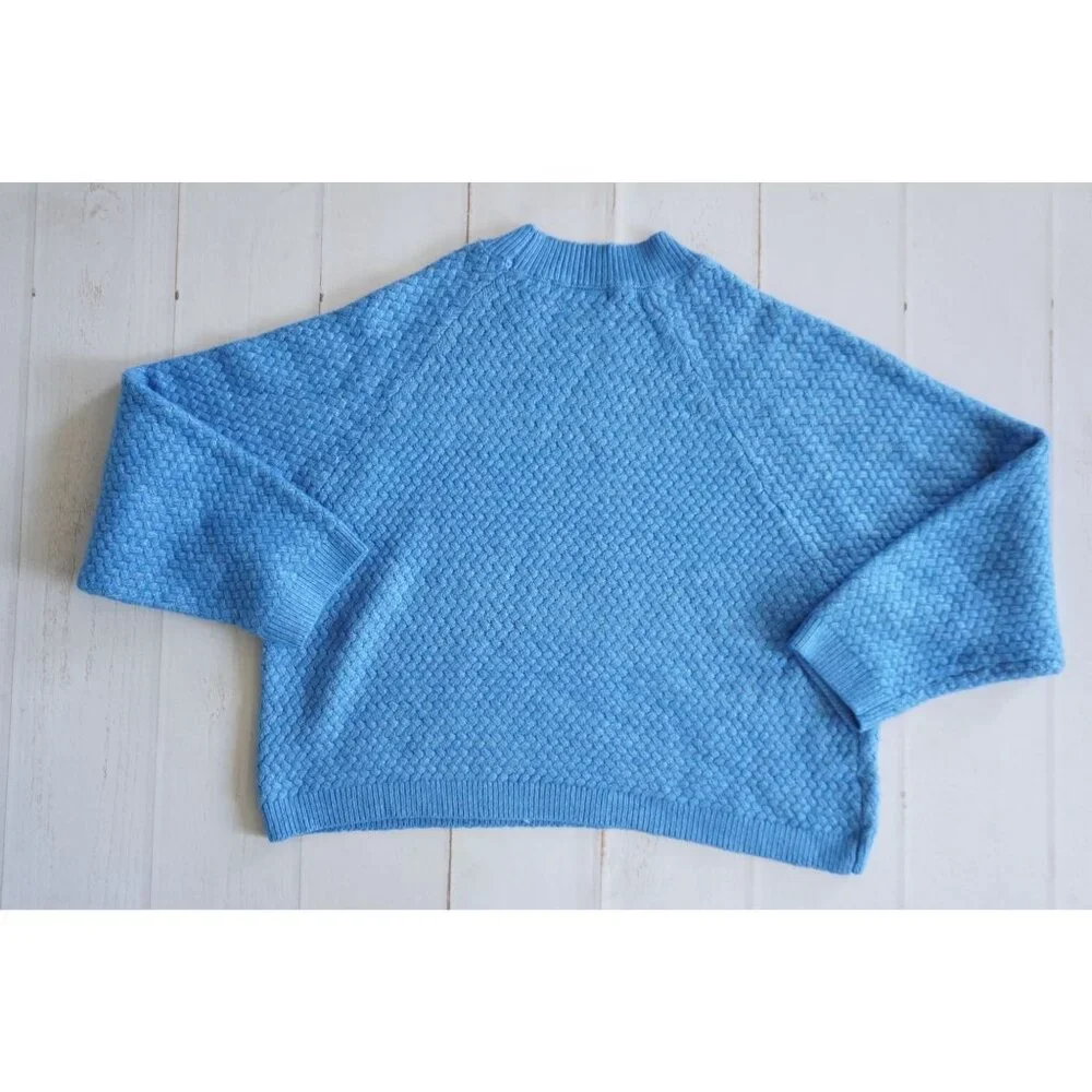 MNG Women Blue Sweater – Size S - Picture 3 of 3